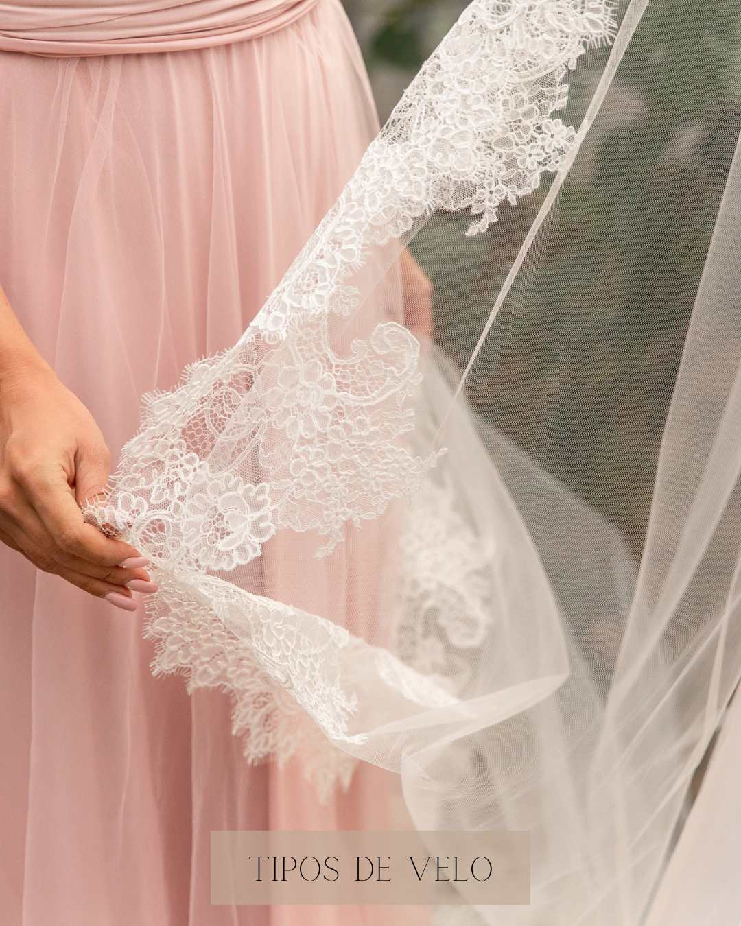 Tipos de velo de novia